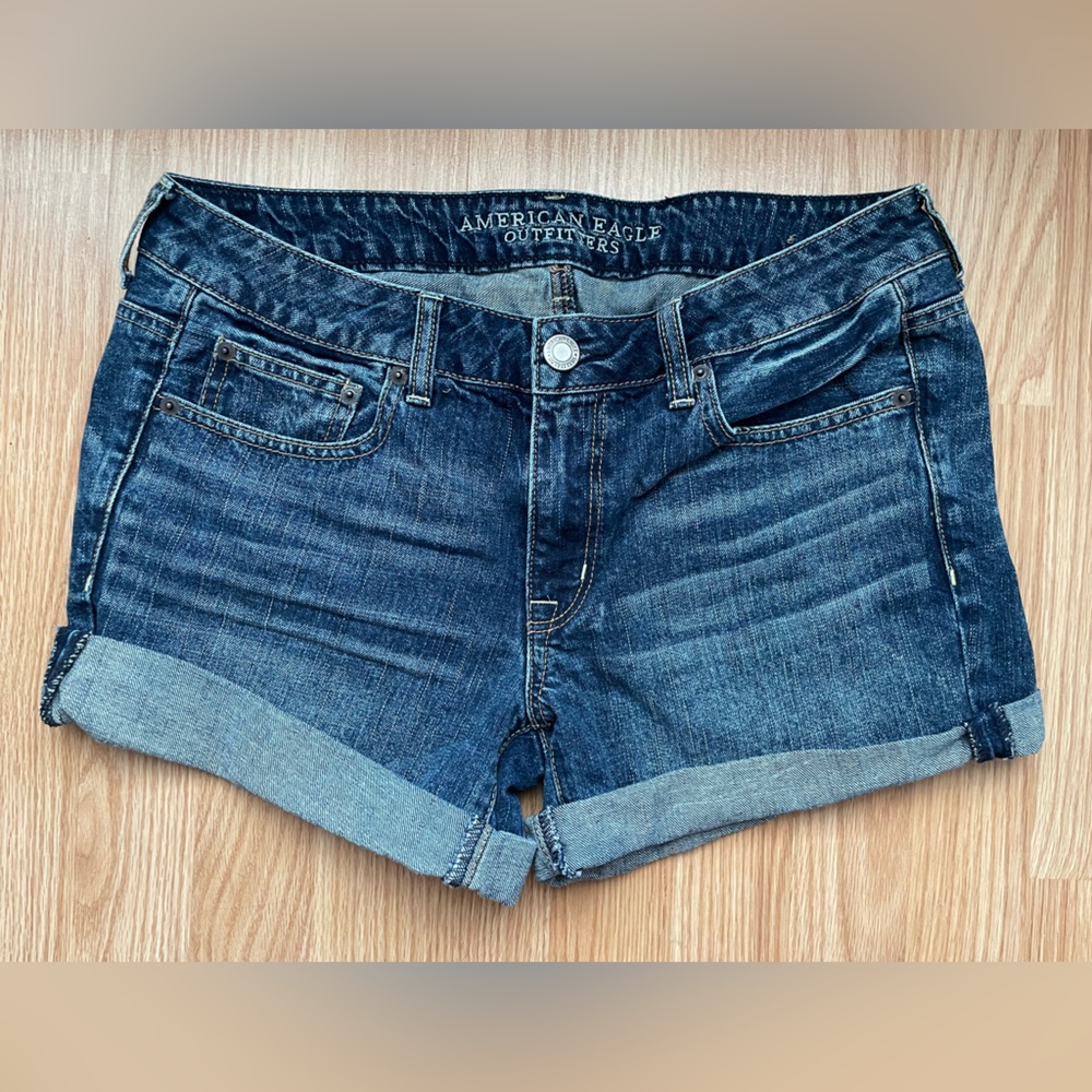American Eagle denim stretch shorts